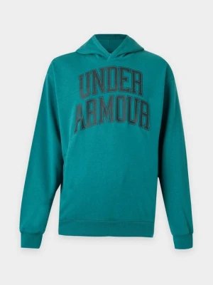 Bluza z kapturem Under Armour zielony melanż