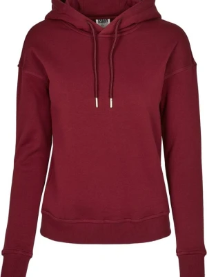 Bluza z kapturem Urban Classics czerwony