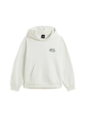 Bluza z kapturem Vans biały