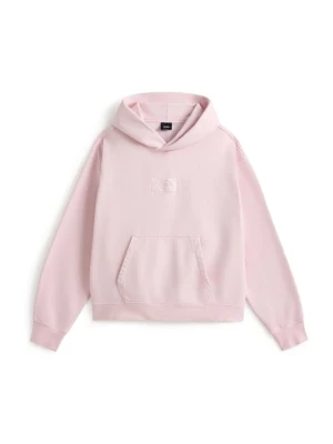 Bluza z kapturem Vans różowy