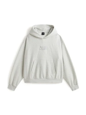 Bluza z kapturem Vans szary