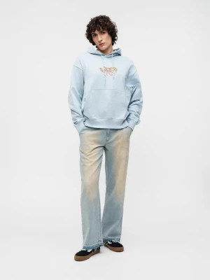 Bluza z kapturem Vans szary