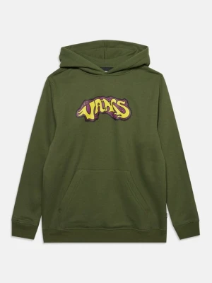 Bluza z kapturem Vans zielony