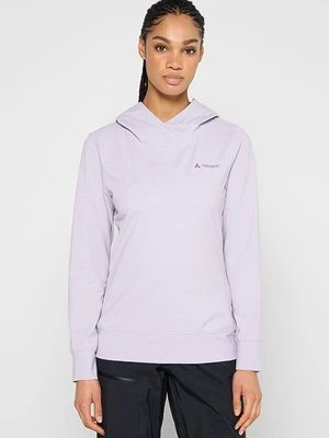 Bluza z kapturem Vaude liliowy