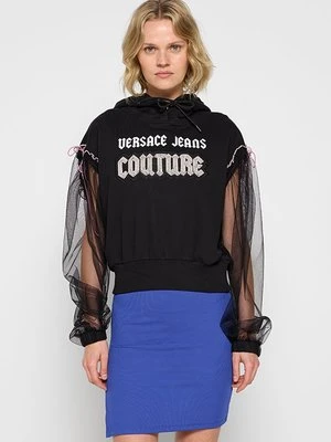 Bluza z kapturem Versace Jeans Couture czarny