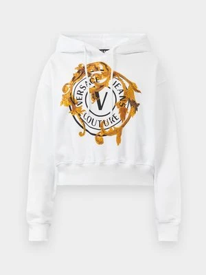 Bluza z kapturem Versace Jeans Couture biały