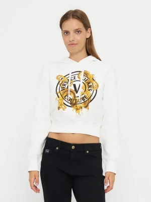 Bluza z kapturem Versace Jeans Couture biały