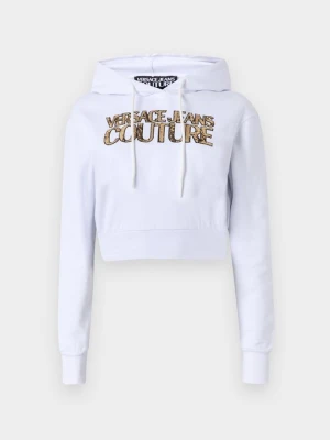 Bluza z kapturem Versace Jeans Couture biały