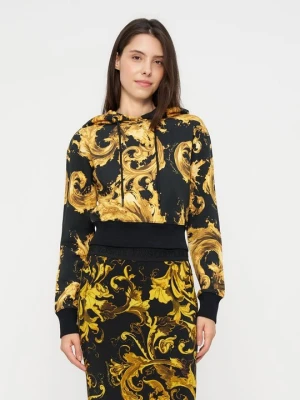 Bluza z kapturem Versace Jeans Couture czarny