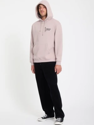 Bluza z kapturem Volcom ciemnobrązowy