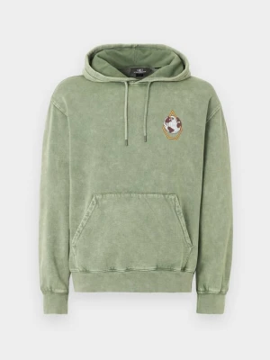 Bluza z kapturem Volcom jasnozielony