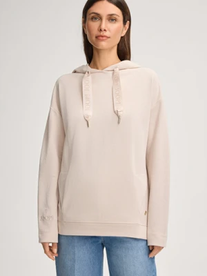 Bluza z kapturem w kolorze jasnego beżu Joop