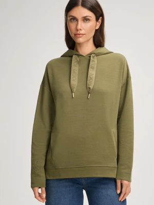 Bluza z kapturem w kolorze oliwkowym Joop