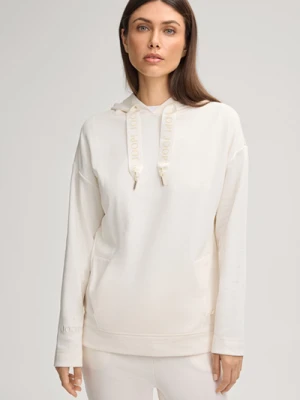 Bluza z kapturem w kolorze złamanej bieli Joop