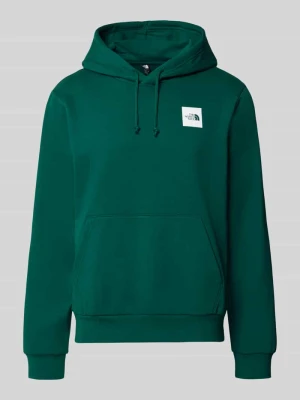 Bluza z kapturem w kroju regular fit z kieszenią kangurką The North Face Petrol