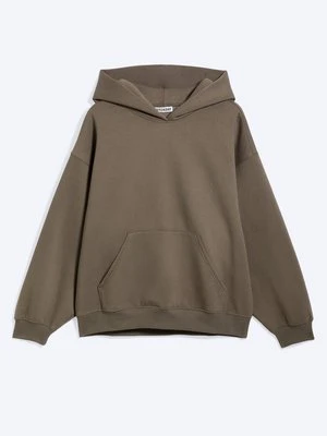 Bluza z kapturem Weekday szary