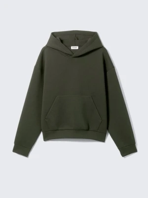 Bluza z kapturem Weekday szary