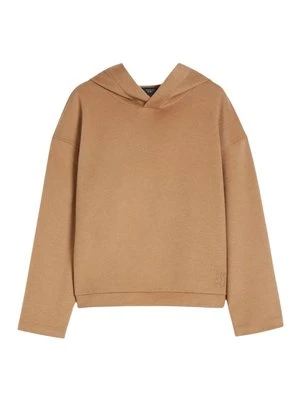 Bluza z kapturem Weekend Max Mara jasny brąz