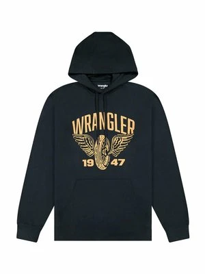 Bluza z kapturem Wrangler czarny