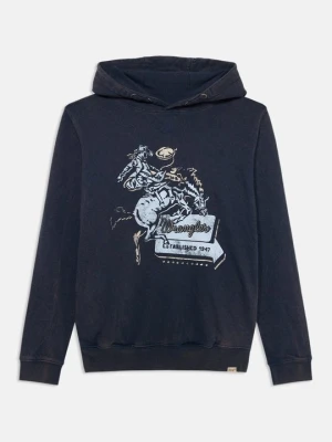 Bluza z kapturem Wrangler granatowy