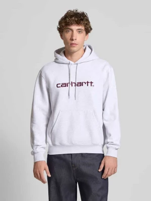 Bluza z kapturem, wyhaftowanym logo i kieszenią kangurką Carhartt Work In Progress