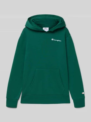 Bluza z kapturem, wyhaftowanym logo i kieszenią kangurką Champion
