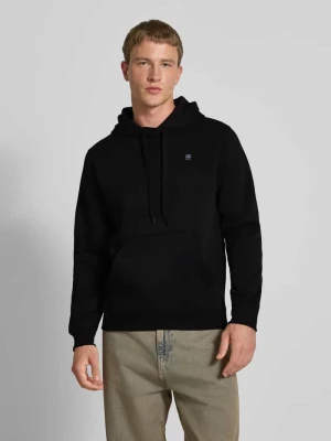 Bluza z kapturem, wyhaftowanym logo i kieszenią kangurką G-Star Raw