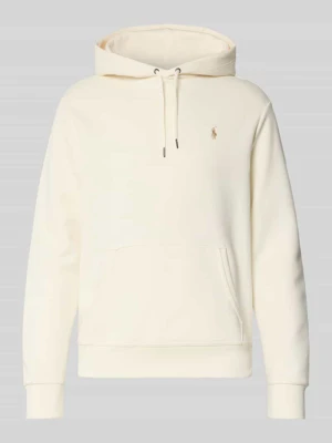 Bluza z kapturem, wyhaftowanym logo i kieszenią kangurką Polo Ralph Lauren