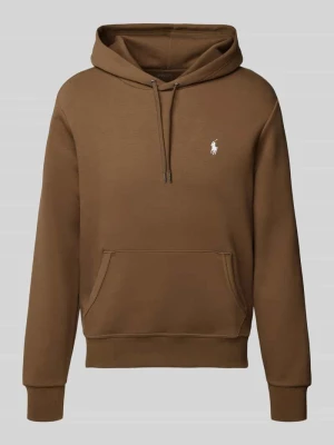Bluza z kapturem, wyhaftowanym logo i kieszenią kangurką Polo Ralph Lauren