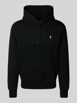 Bluza z kapturem, wyhaftowanym logo i kieszenią kangurką Polo Ralph Lauren