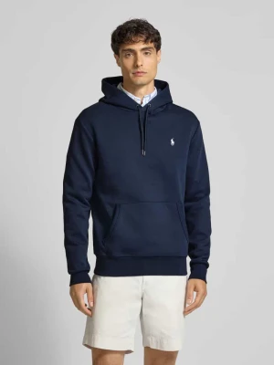 Bluza z kapturem, wyhaftowanym logo i kieszenią kangurką Polo Ralph Lauren