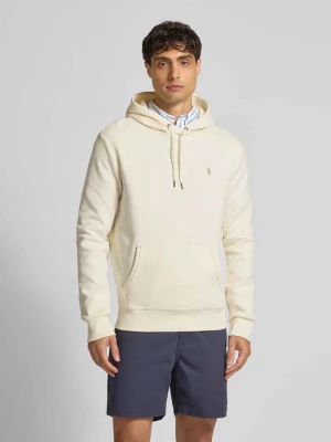 Bluza z kapturem, wyhaftowanym logo i kieszenią kangurką Polo Ralph Lauren