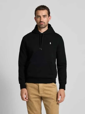 Bluza z kapturem, wyhaftowanym logo i kieszenią kangurką Polo Ralph Lauren