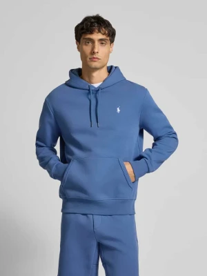 Bluza z kapturem, wyhaftowanym logo i kieszenią kangurką Polo Ralph Lauren