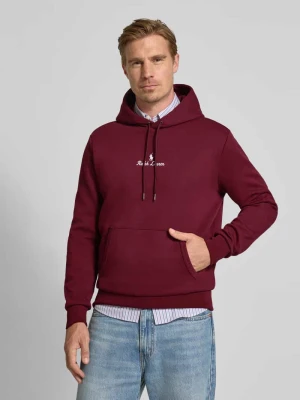 Bluza z kapturem, wyhaftowanym logo i kieszenią kangurką Polo Ralph Lauren