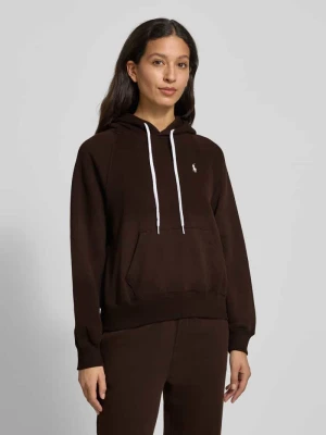 Bluza z kapturem, wyhaftowanym logo i kieszenią kangurką Polo Ralph Lauren