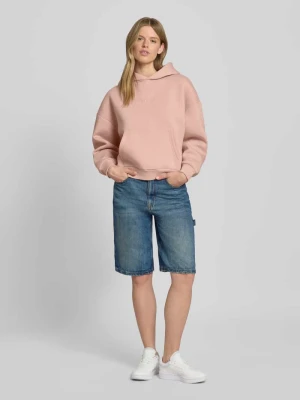 Bluza z kapturem, wyhaftowanym logo i kieszenią kangurką Review