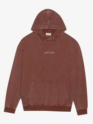 Bluza z kapturem YOURTURN ciemnobrązowy