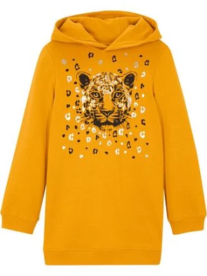 Bluza z kapturem z bawełny organicznej bonprix