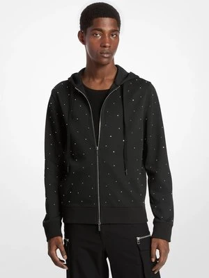 Bluza z kapturem z ćwiekami z mieszanki bawełny Michael Kors Mens