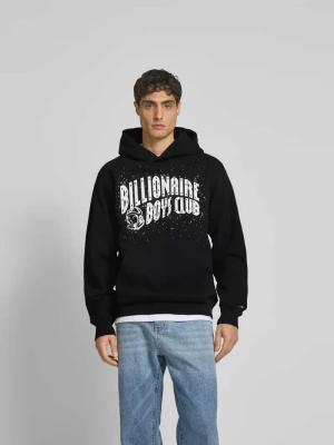 Bluza z kapturem z czystej bawełny Billionaire Boys Club Czarny