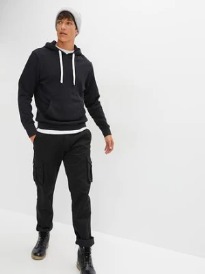 Bluza z kapturem z czystej bawełny bonprix