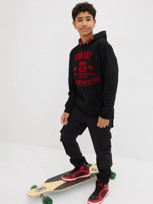 Bluza z kapturem z czystej bawełny organicznej bonprix