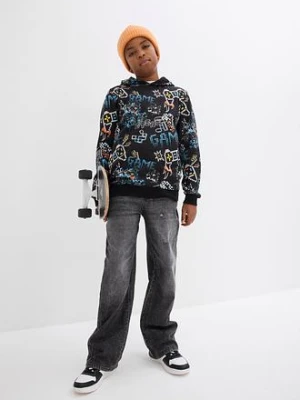 Bluza z kapturem z czystej bawełny organicznej bonprix