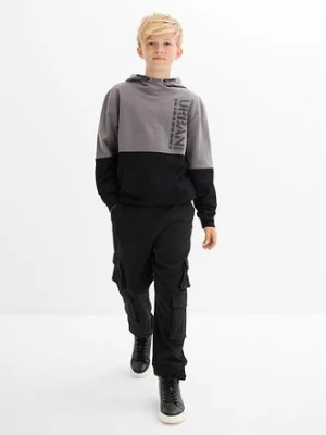 Bluza z kapturem z czystej bawełny organicznej bonprix