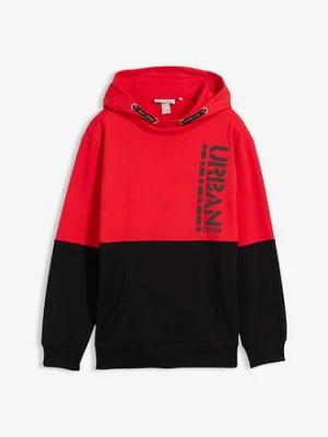 Bluza z kapturem z czystej bawełny organicznej bonprix