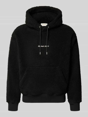 bluza z kapturem o kroju regular fit z futerka Jack&Jones Czarny
