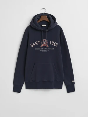 Bluza z kapturem z grafiką herbową GANT