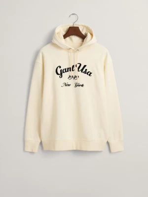 GANT Bluza z kapturem z grafiką Script