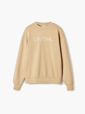 Bluza z kapturem z haftami Desigual